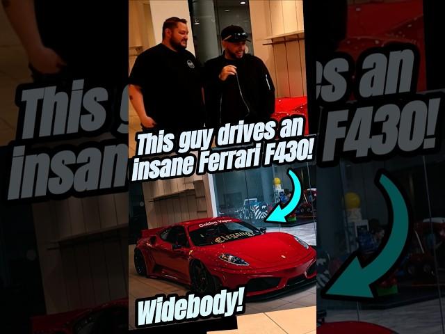 Absolutely insane widebody gated F430! #carcommunity #carporn #lamborghini #ferrari #hypercar