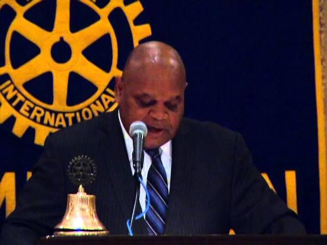  Update News  Theo Gregory Addresses Rotary Club International