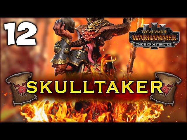 SLAYER OF THE GREAT WHITE LIZARD! Total War: Warhammer 3 - Skulltaker Campaign #12