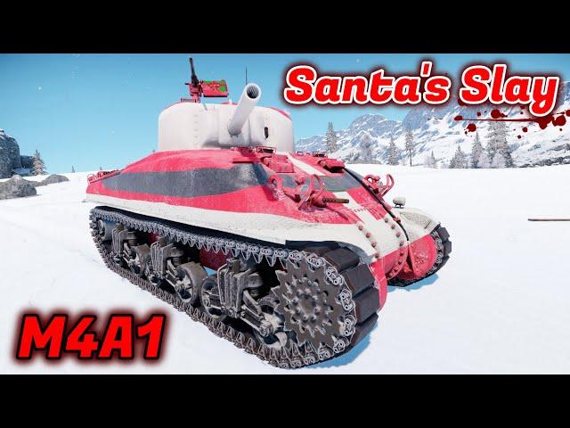 Santa Sherman (M4A1) Is Coming to Town! Delivering Armor Piercing Presents [War Thunder]