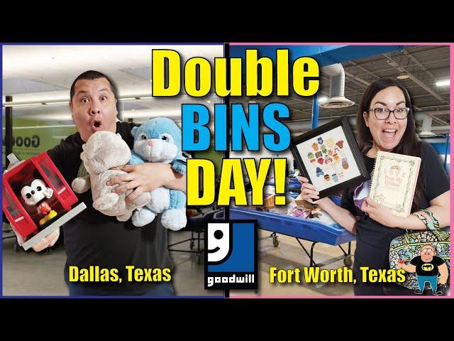 Double Bins Day! - Thrifting the Goodwill Bins Outlet in Dallas, Texas and Fort Worth, Texas