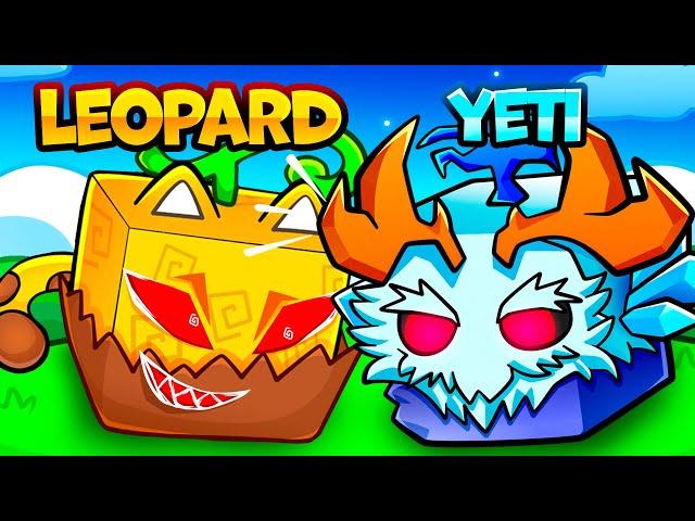 Blox Fruits New Yeti Vs Leopard