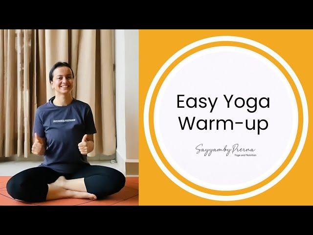 Easy Yoga Warmup ‍️