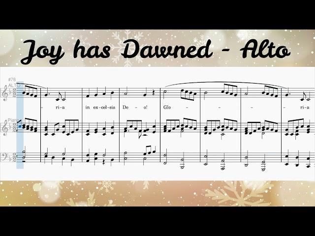 Joy has Dawned - Alto