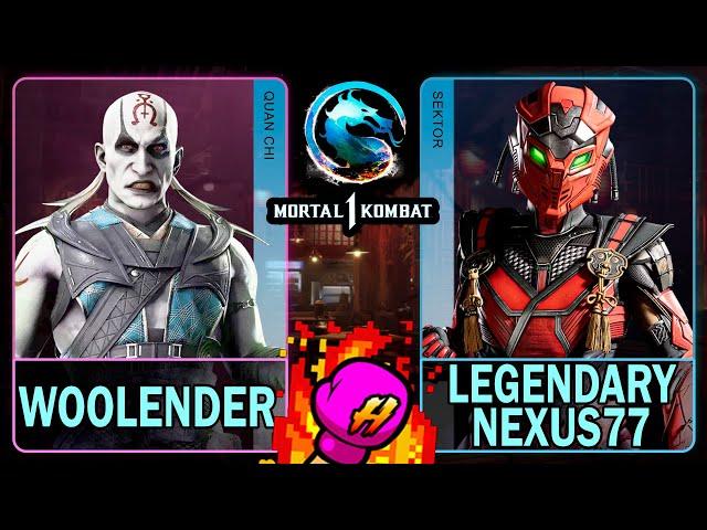 MK1 Woolender (QUAN CHI) VS Legendary Nexus (SEKTOR)Mortal Kombat 14K 60ᶠᵖˢ