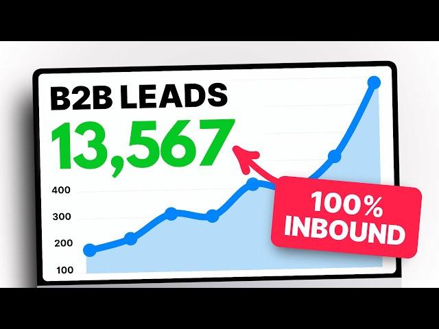 SIX Ways To Increase Your Inbound B2B Leads