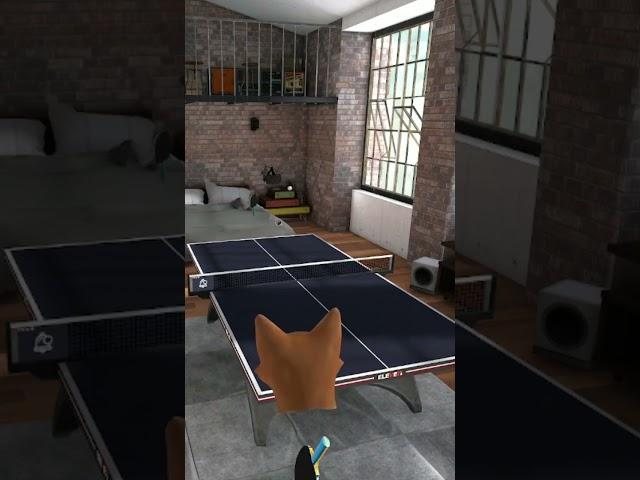 Crazy Rally VR Table Tennis #shorts