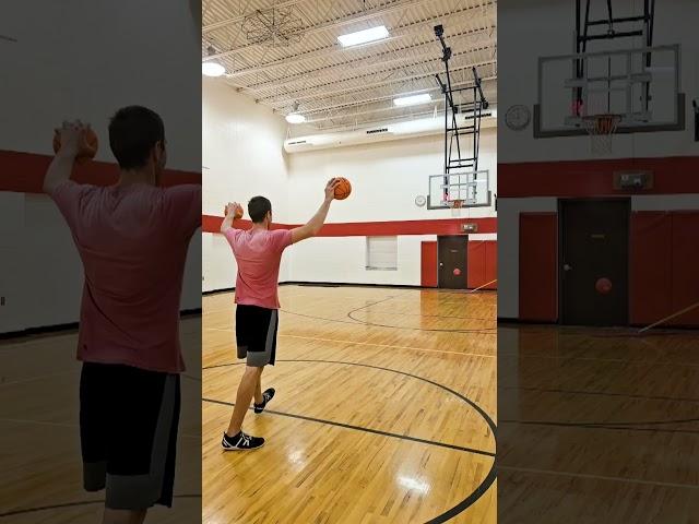 juggling into a half-court shot is next level #basketball