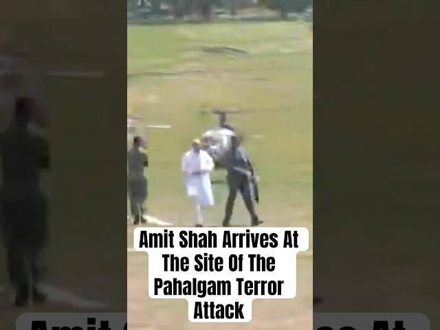 Kashmir Terror Attack | Amit Shah Arrives At Baisaran Meadow #modi #kashmir #pahalgam