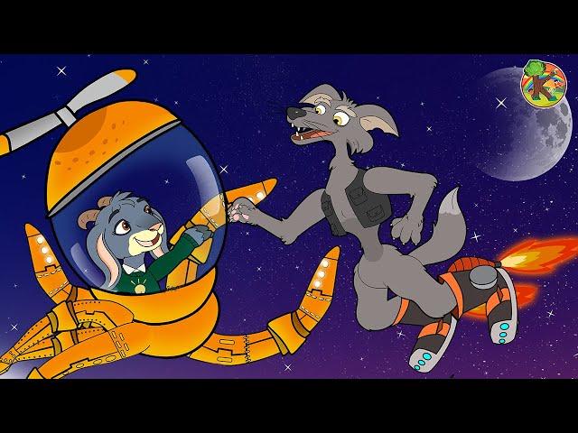 Wolf and Seven Little Goats - Inventor Goat - Gravity Boots | KONDOSAN English | Fairy Tale for Kids