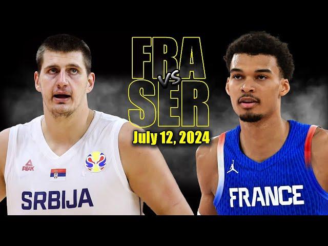 France vs Serbia Full Game Highlights - 2024 Olympics | July 12, 2024 | Wembanyama vs Jokic