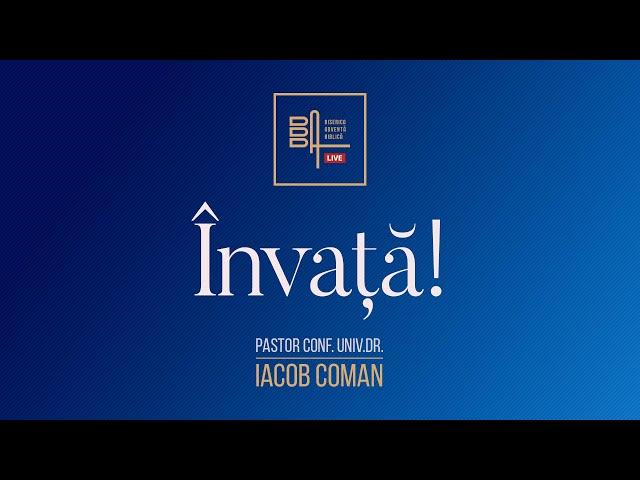 Învață! | Iacob Coman