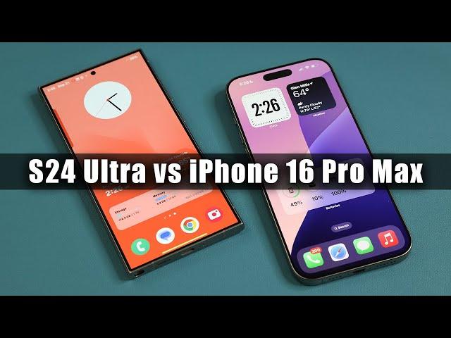 Samsung Galaxy S24 Ultra vs iPhone 16 Pro Max - FULL COMPARISON