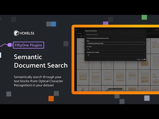 FiftyOne Computer Vision Plugins: Semantic Document Search