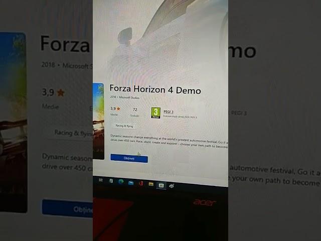 Forza horizon 4  demo Free on Microsoft Store.#shorts