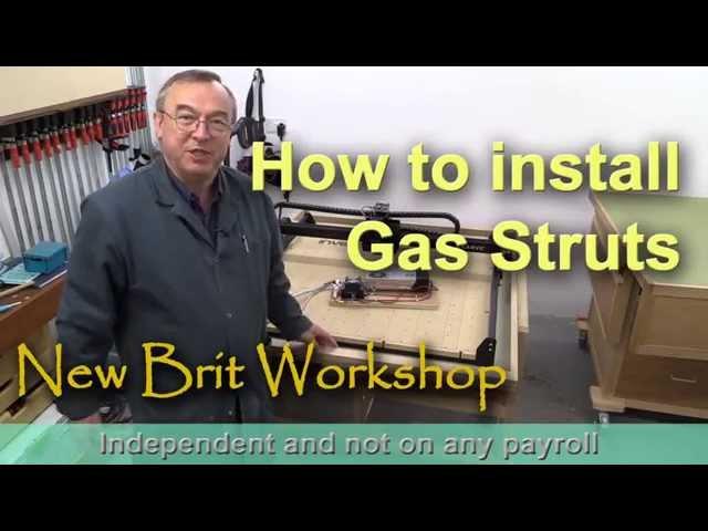 How to install gas struts