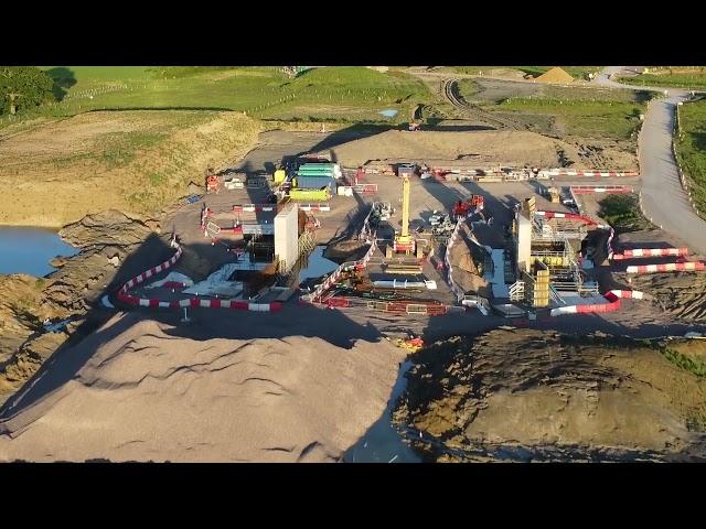 HS2 Construction - Works at Station Road, Quainton