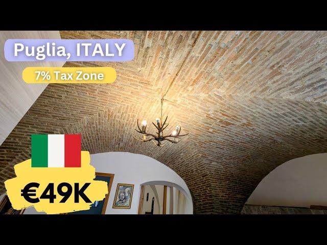 Gorgeous Home For Sale in Puglia ITALY with Character, Vaulted Ceilings Near Beaches