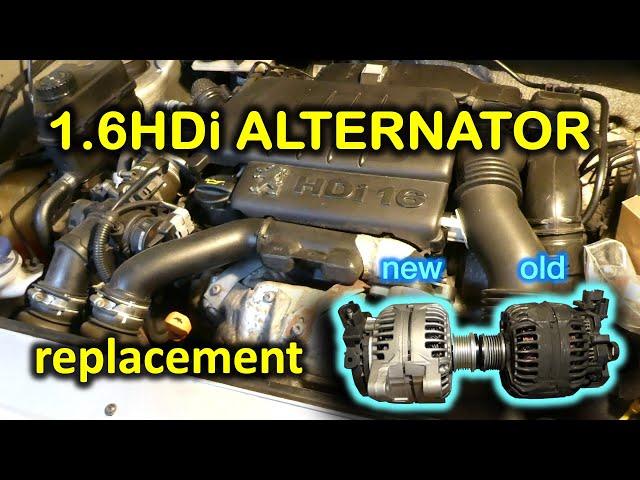 Full guide 1.6HDi alternator replacement Peugeot/Citroen (2007 Peugeot Partner)