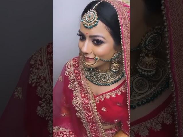 Bridal makeup done by Poonam saraf makeovers