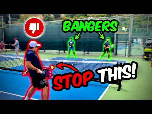 How to Beat BANGERS in Pickleball (Hard-Hitting Players)