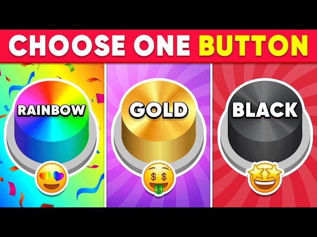 Choose One Button! Rainbow, Gold or Black Edition ⭐️ Quiz Shiba