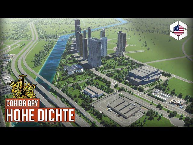 Hohe Dichte von Büro und Wohngebäude in Cities Skylines 2! | Cohiba Bay 07