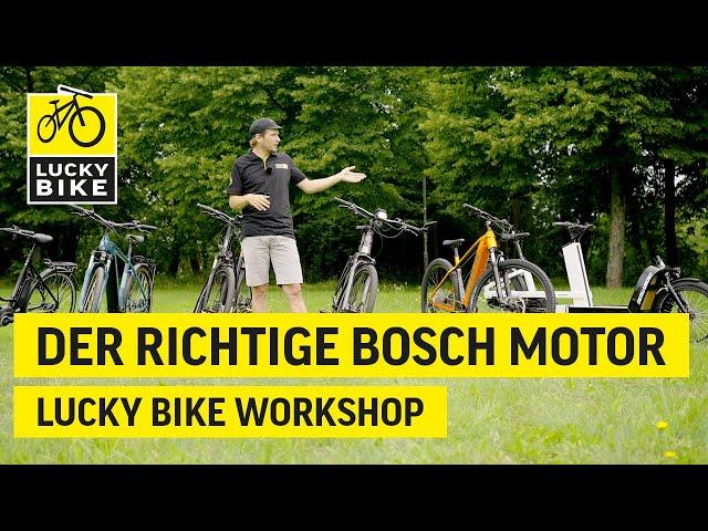 Einfach der richtige Bosch Motor | Bei Lucky Bike dein perfektes E-Bike finden