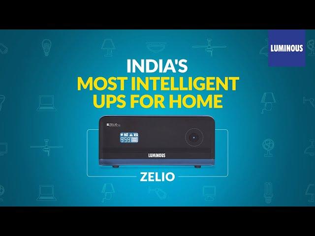 Best UPS for Home - Luminous Zelio Home UPS | India's Most Intelligent Inverter