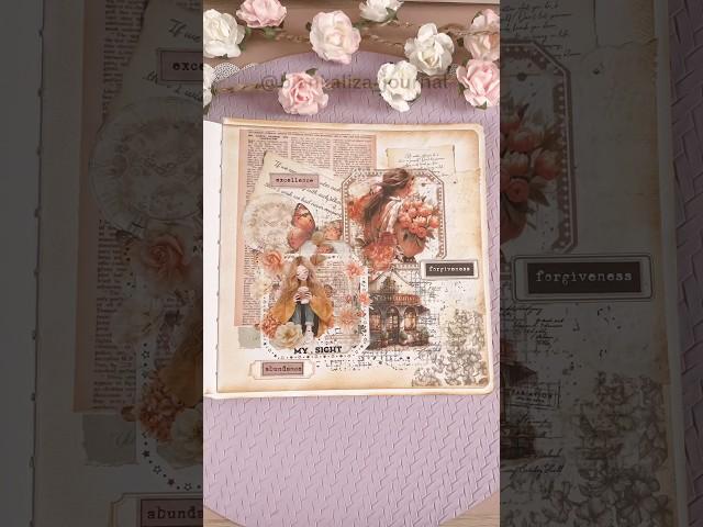 I was thinking vintage vibes | ASMR #asmr #journaling #vintage #scrapbooking #relaxing