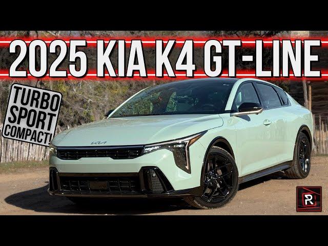 The 2025 Kia K4 GT-Line Stings The Competition With Turbo Power & A Sporty Design