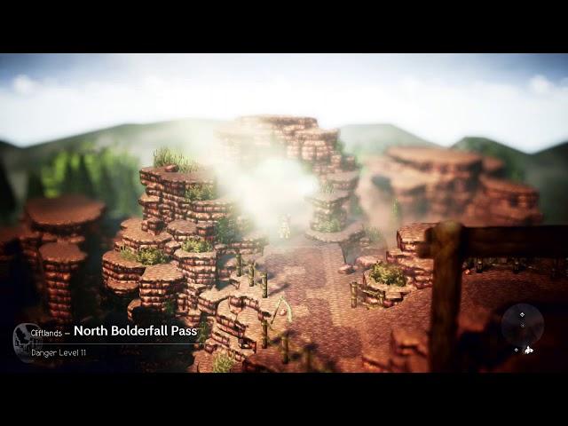 Octopath Traveler Side Quest S'Warkii Woodlands guide to Bolderfall