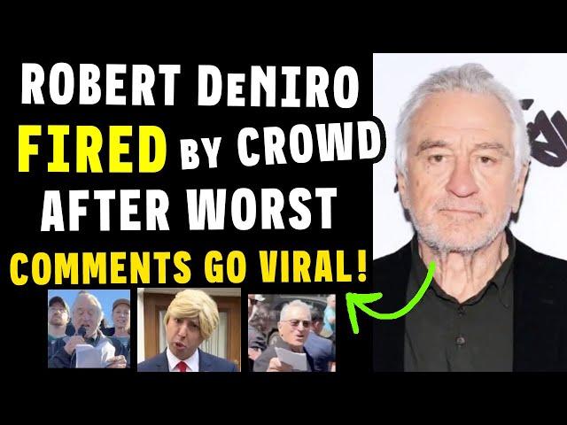 ROBERT DE NIRO CRIES AFTER GETTING FIRED BY LIFE After His WORST COMMENTS Go ViralL! Total Fail