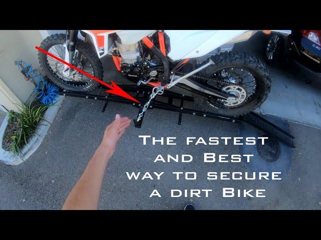 The Best Way to Secure a Dirt Bike on a Carrier