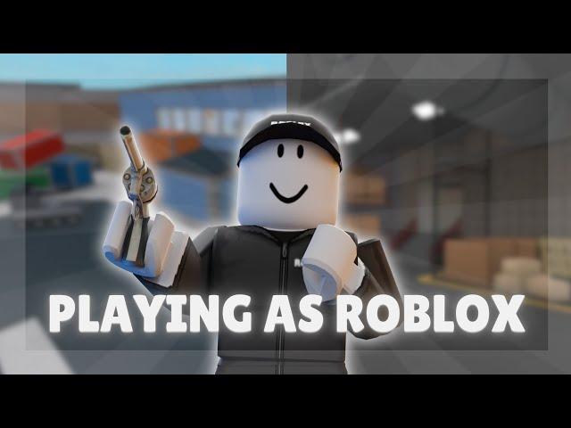 PLAYING MM2 as ROBLOX AVATAR (Gameplay Video)