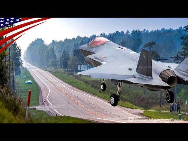 NATO Fighter Jets Showcase Incredible Piloting Skills on European Highways – F-35, Gripen, A-10