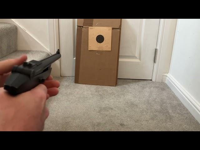 Shooting the Healthways Sharpshooter 175 Air Pistol