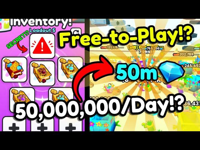 The Ultimate *F2P* DIAMOND FARM Method In Pet Simulator 99!