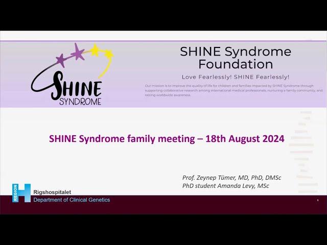The Science of DLG4-SHINE: Dr Tümer and Amanda Levy