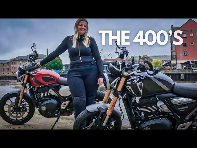 Triumph 400's - The Ultimate Coffee Cafe Motorcycle