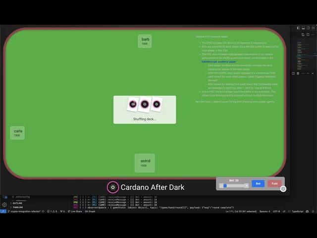 cPoker PoC: CLI and Web