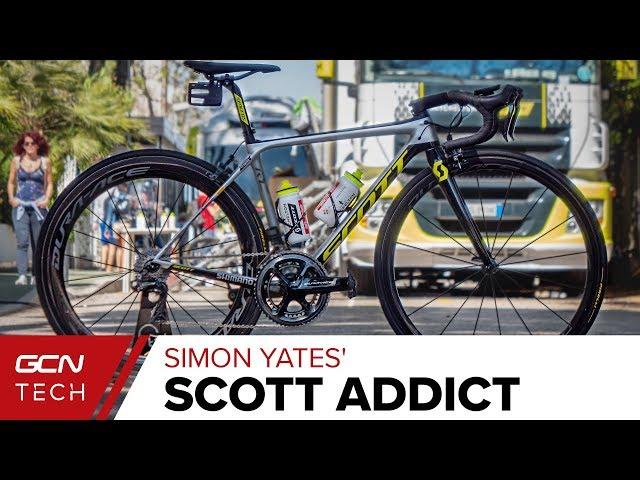 Simon Yates' SCOTT Addict Race Bike | Michelton SCOTT Pro Bike