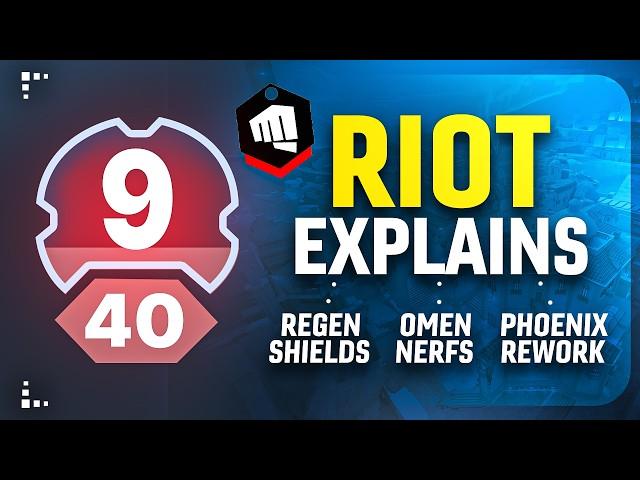 Riot Explains Regen Shields, Omen Nerfs, Rifle Changes and MORE! - Patch 9.10 Dev Interview