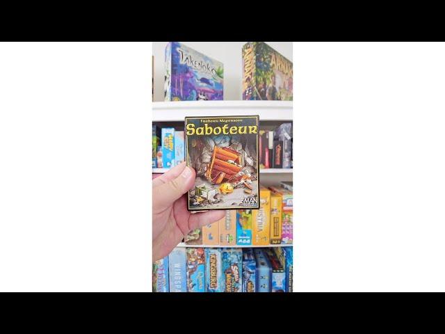 Saboteur | Find a NUGGET   by boardgamefeels #cardgame #boardgames #shorts