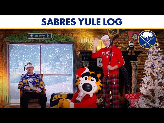 Sit Back, Relax, & Enjoy The Buffalo Sabres Yule Log | Happy Holidays