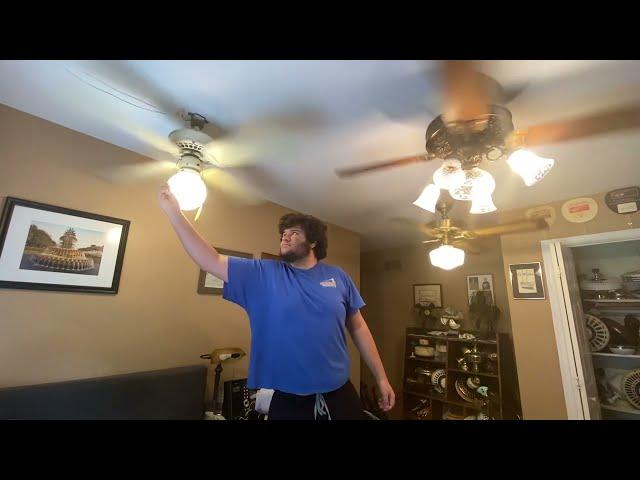 #NCFD 2022 (2/2): Ceiling Fans in my Bedroom on ALL SPEEDS with No Copyright Music V5 | ECFE