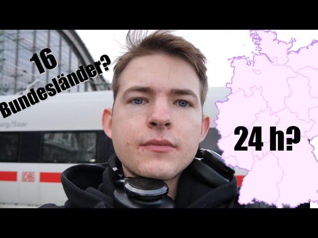 Alle 16 Bundesländer an einem Tag mit dem Zug? | Schafft man das?