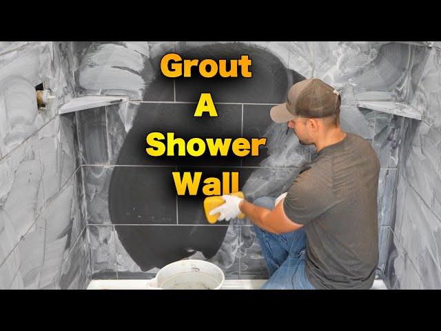 How To Grout A Shower Wall - EASY Step-By-Step Guide