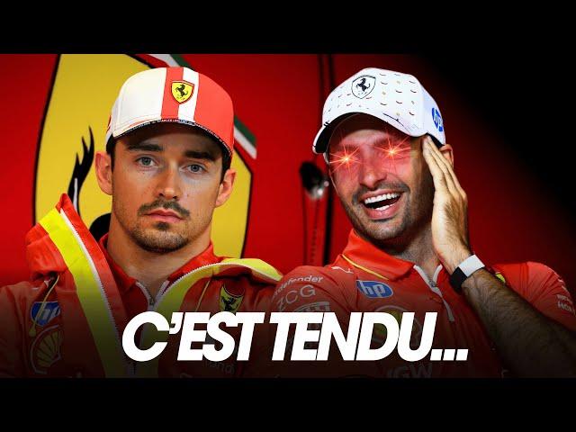  Charles Leclerc n'en peut plus de Carlos Sainz...