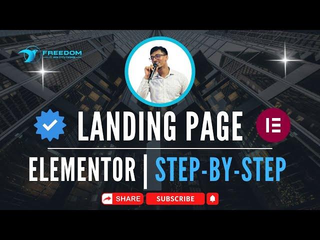 Landing Page with Elementor Step by Step Guide Freedom IT